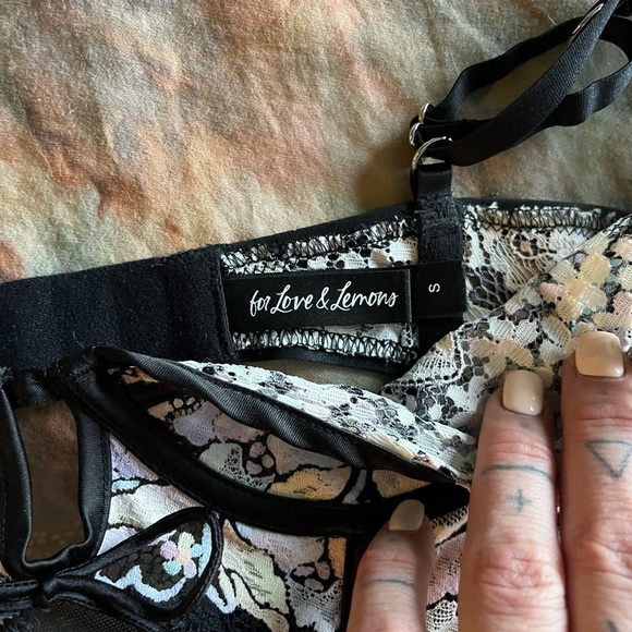 For Love and Lemons 60s Floral Bustier - Picture 9 of 12